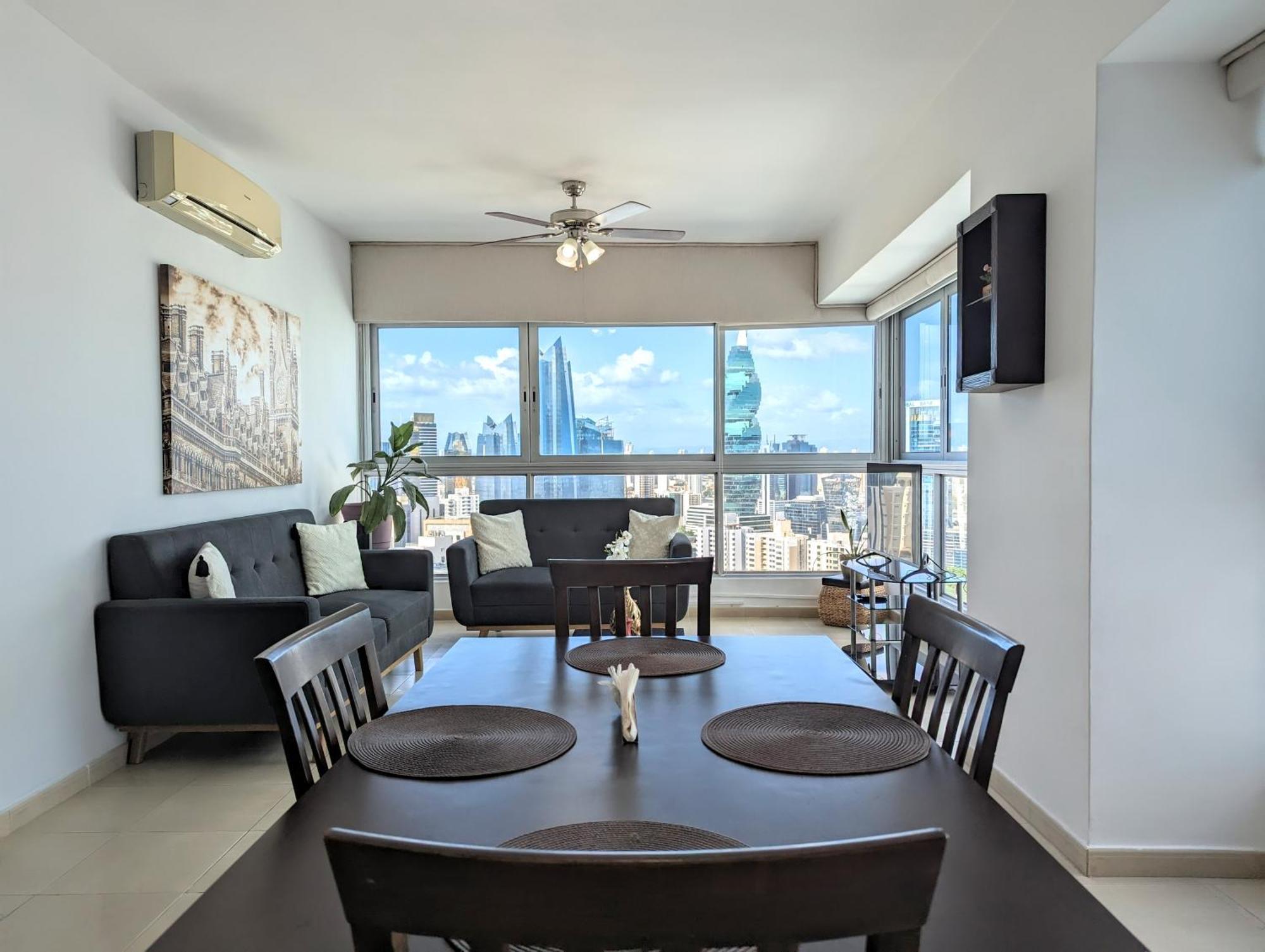 Yc 3602 L Apartamento 2Br En Av Balboa Panamá Esterno foto